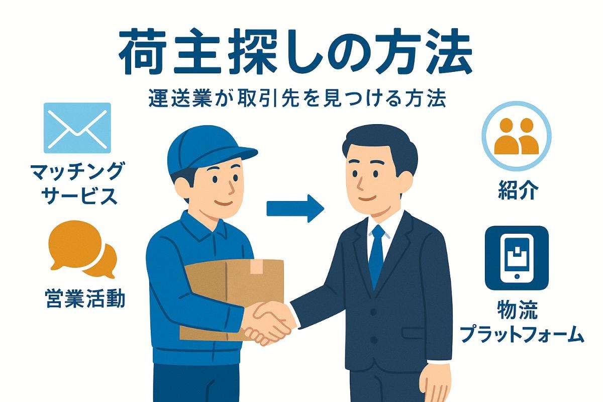 運送業で荷主探しを成功させるための条件とは？信頼獲得のコツ
